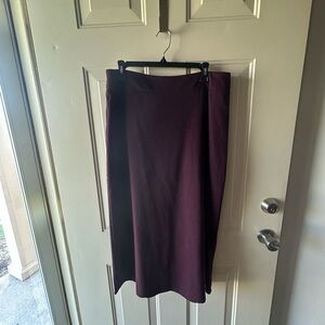 Elegant Burgundy Skirt